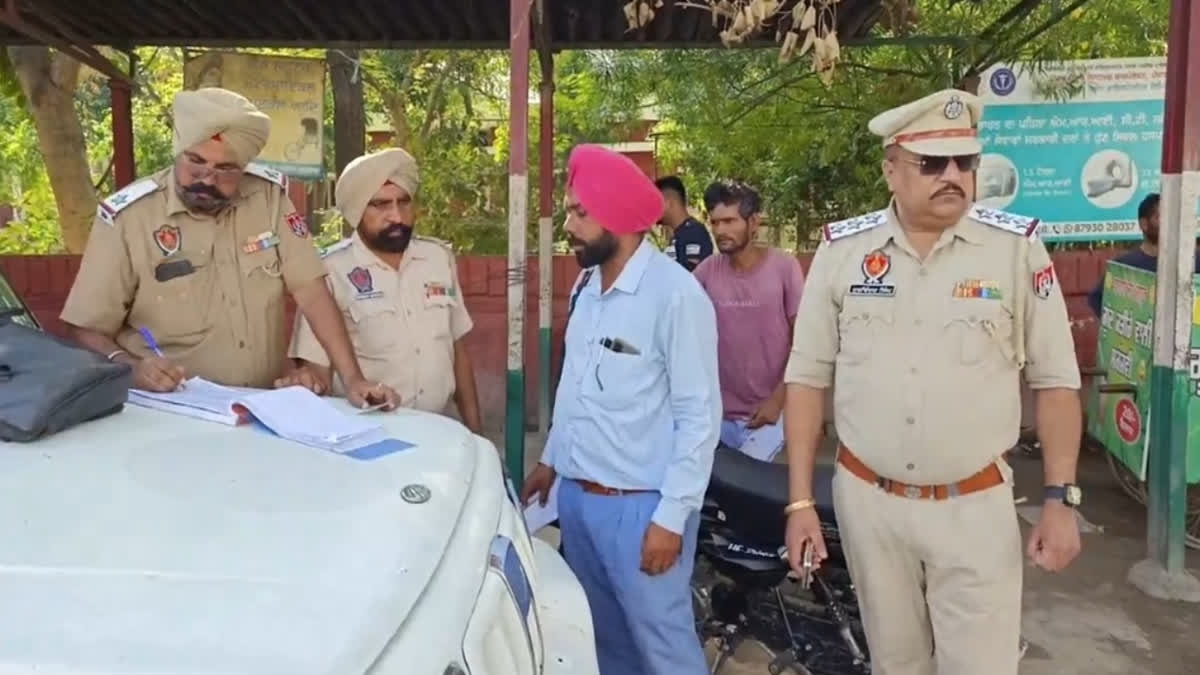Barnala police strict against those who violate traffic rules
