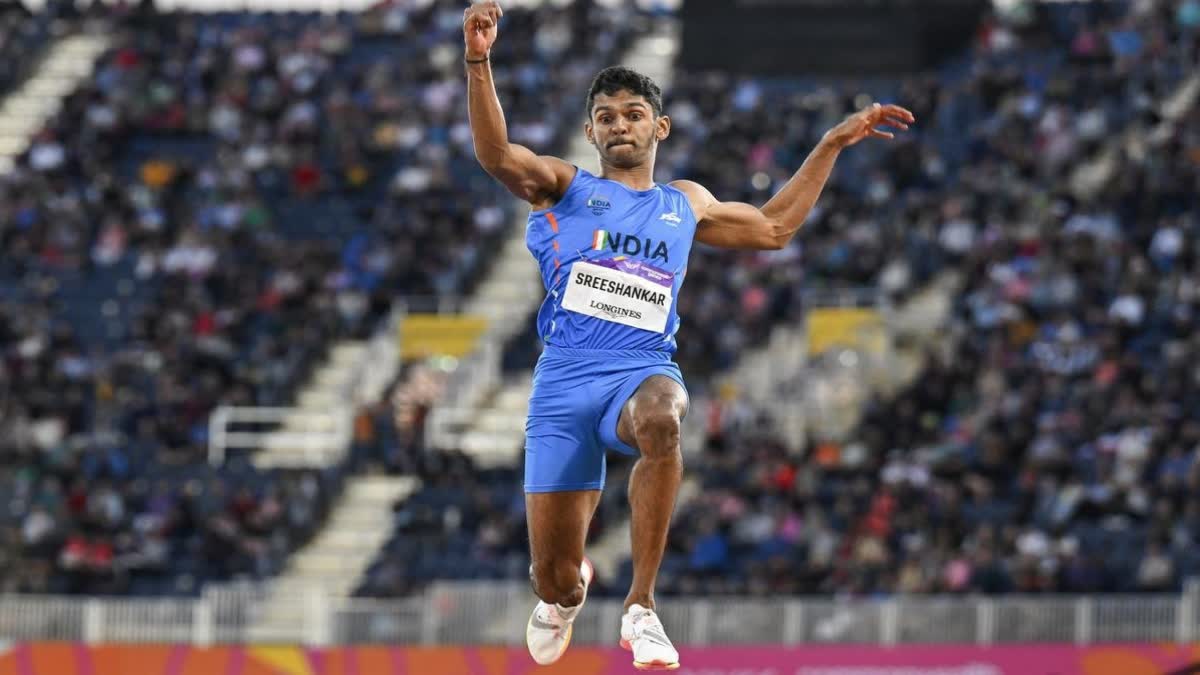 Murali Sreeshankar  M Sreeshankar  Diamond League  M Sreeshankar third in Paris Diamond League  Neeraj Chopra  എം ശ്രീശങ്കര്‍  മുരളി ശ്രീശങ്കര്‍  പാരിസ് ഡയമണ്ട് ലീഗ്  ഡയമണ്ട് ലീഗില്‍ എം ശ്രീശങ്കര്‍ മൂന്നാമത്  നീരജ് ചോപ്ര