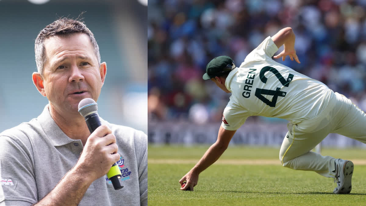 WTC Final  ricky ponting  cameron green  wtc final 2023  icc wtc final  ricky ponting on shubman gill wicket  icc test championship  ശുഭ്‌മാന്‍ ഗില്‍  ശുഭ്‌മാന്‍ ഗില്‍ വിക്കറ്റ് വിവാദം  ലോക ടെസ്റ്റ് ചാമ്പ്യന്‍ഷിപ്പ്  സ്കോട്ട് ബോളണ്ട്  റിക്കി പോണ്ടിങ്