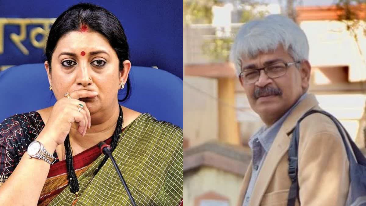 vinod verma targets smriti irani