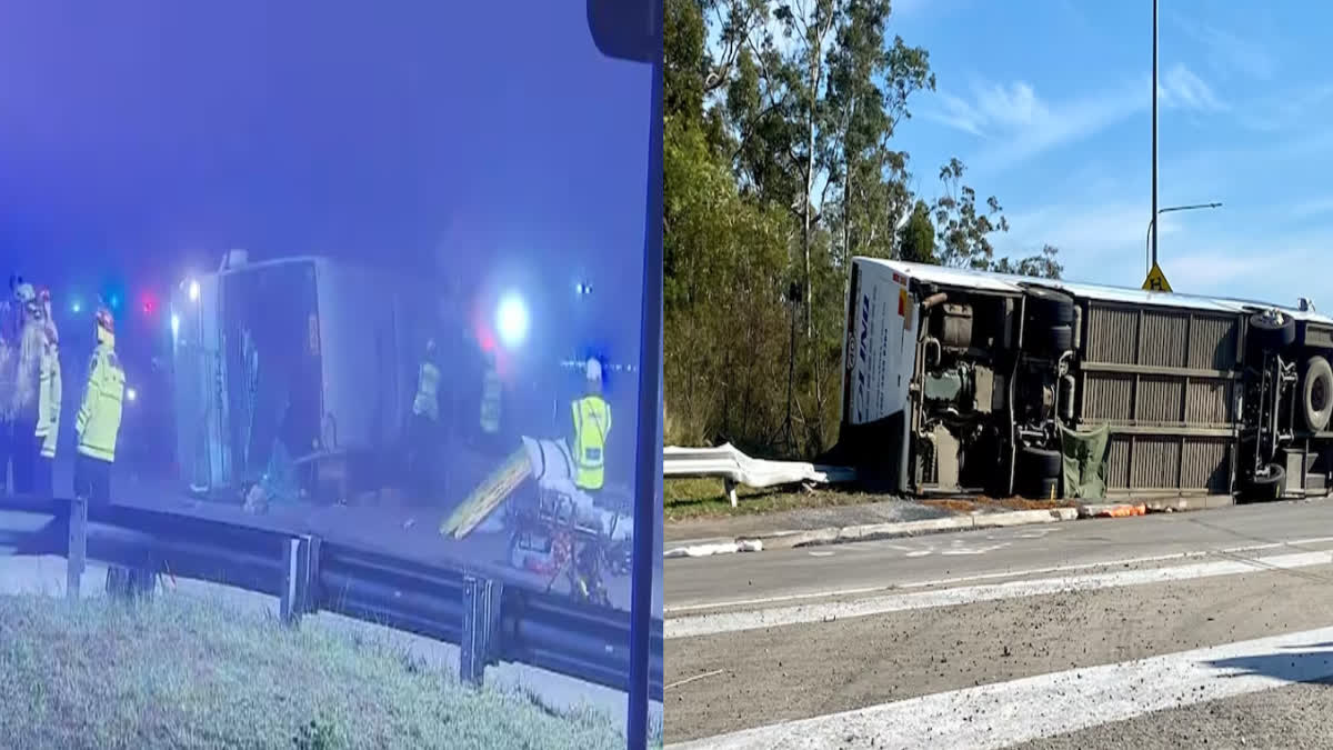 bus crashes in Hunter Valley Australia