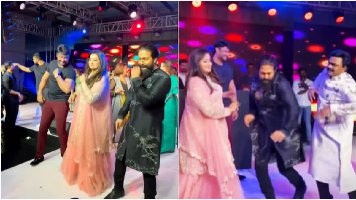 Watch: KGF star Yash hit the dance floor with Darshan and Ramya Krishnan at Abhishek Ambareesh's wedding