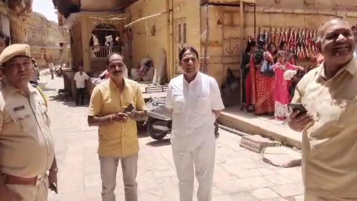Jaisalmer cabinet minister Pramod Jain bhaya