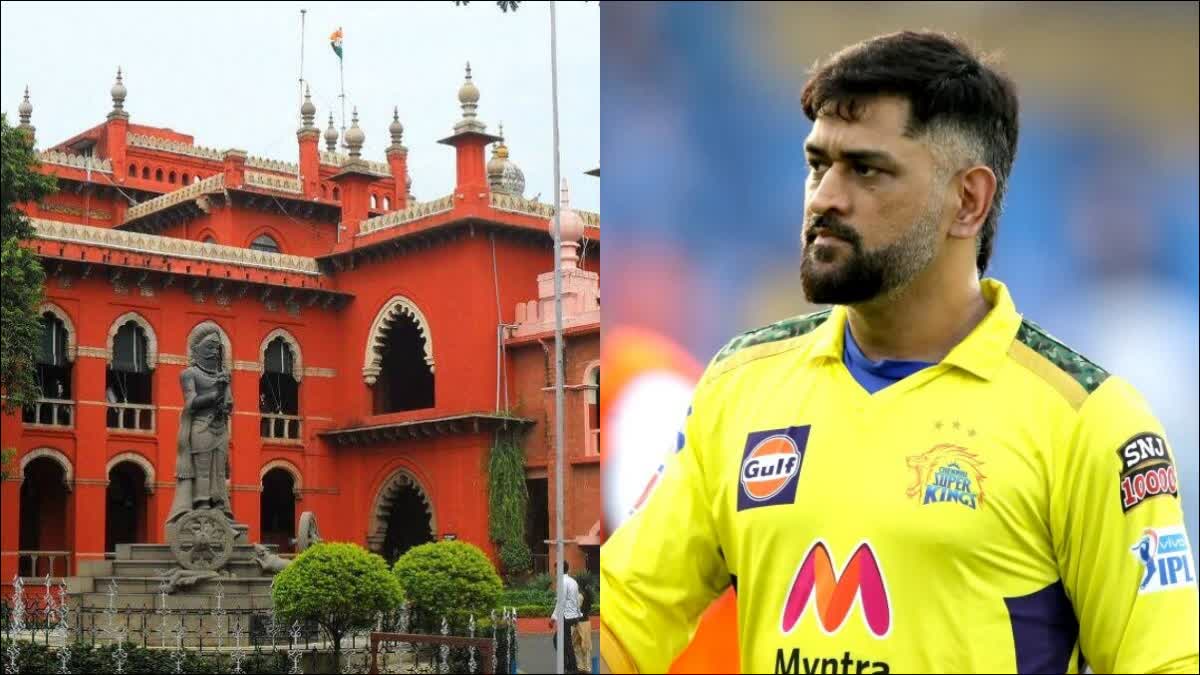 Etv BharatMadras High Court On MS Dhoni Petition