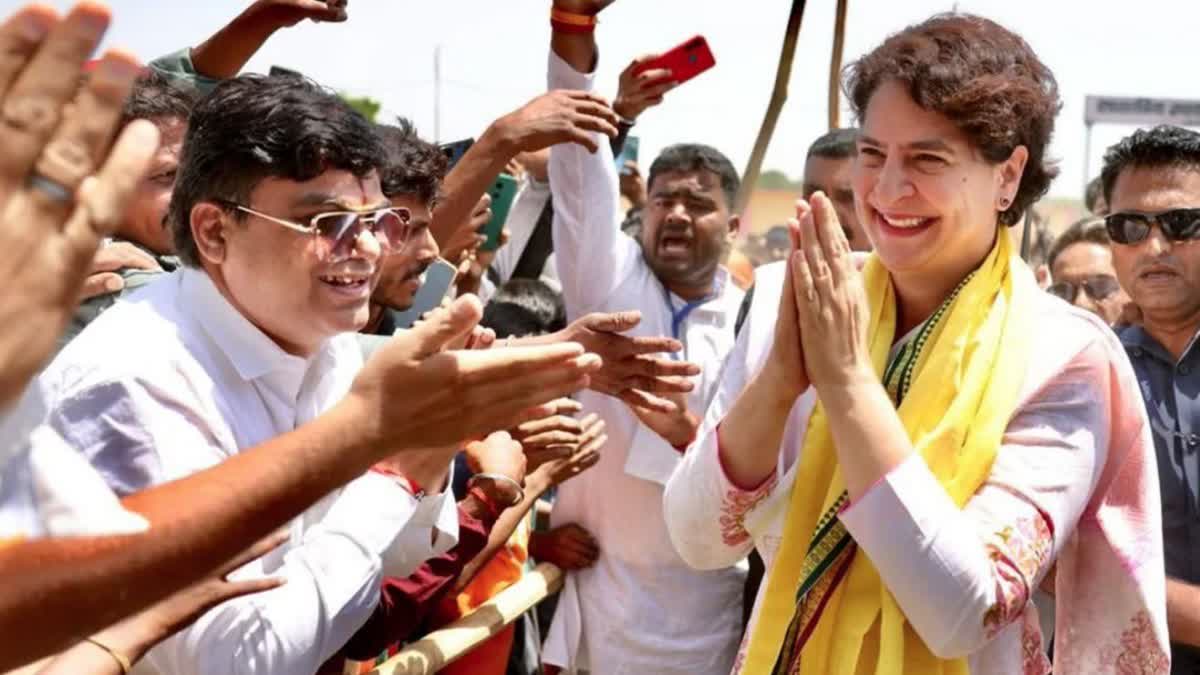 Priyanka Gandhi in Madhya Pradesh