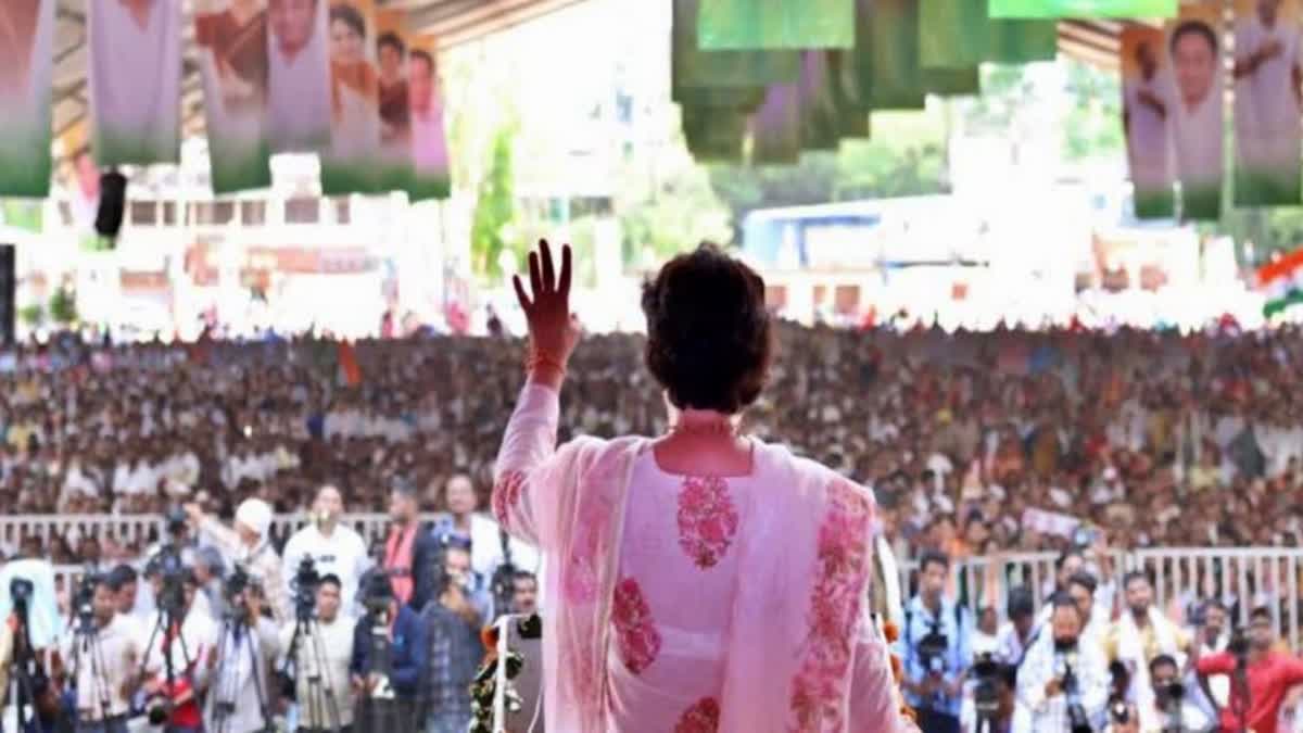 Congress says will implement Priyankas five guarantees in MP as soon as it comes to power