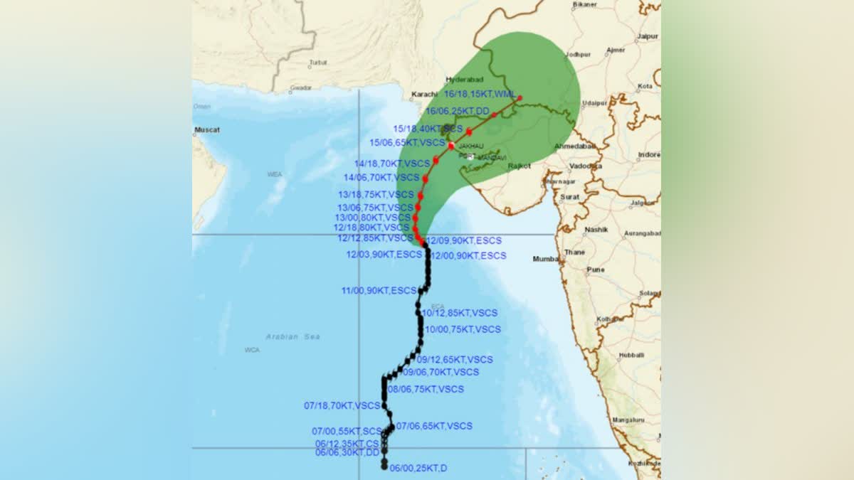 Biparjoy Cyclone: કચ્છના બંદરથી માત્ર 430 કિમી દૂર બિપરજોય, 7000 લોકોનું સ્થળાંતર