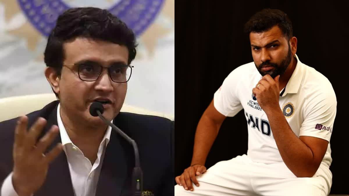 sourav ganguly and rohit sharma