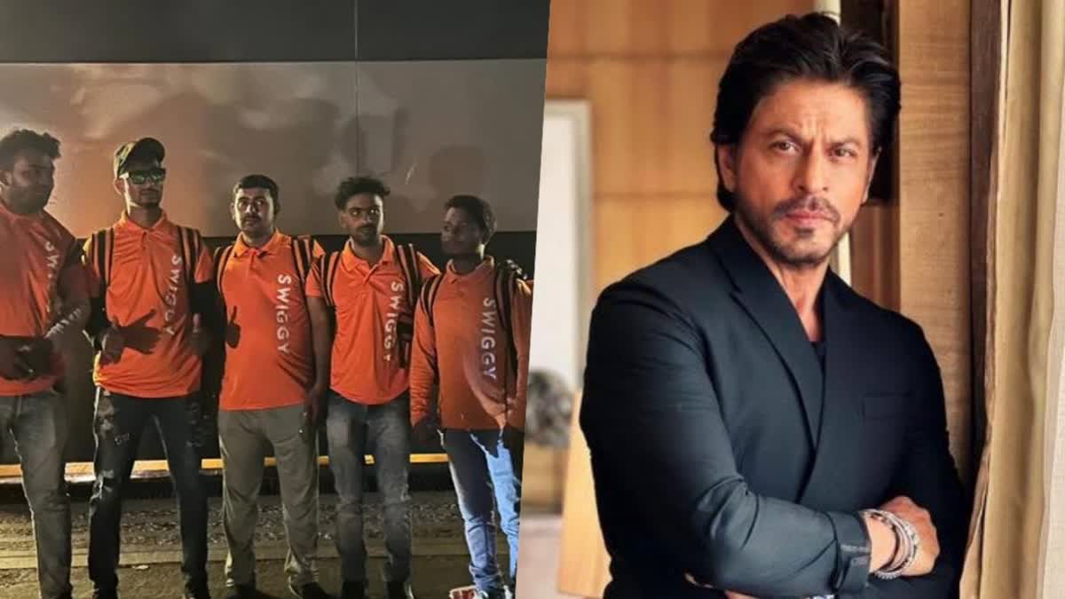 swiggy surprise for shah rukh khan