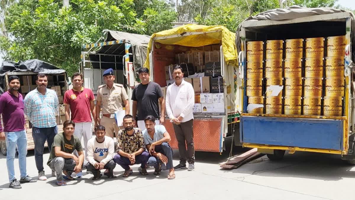 Karnal illegal liquor smuggling