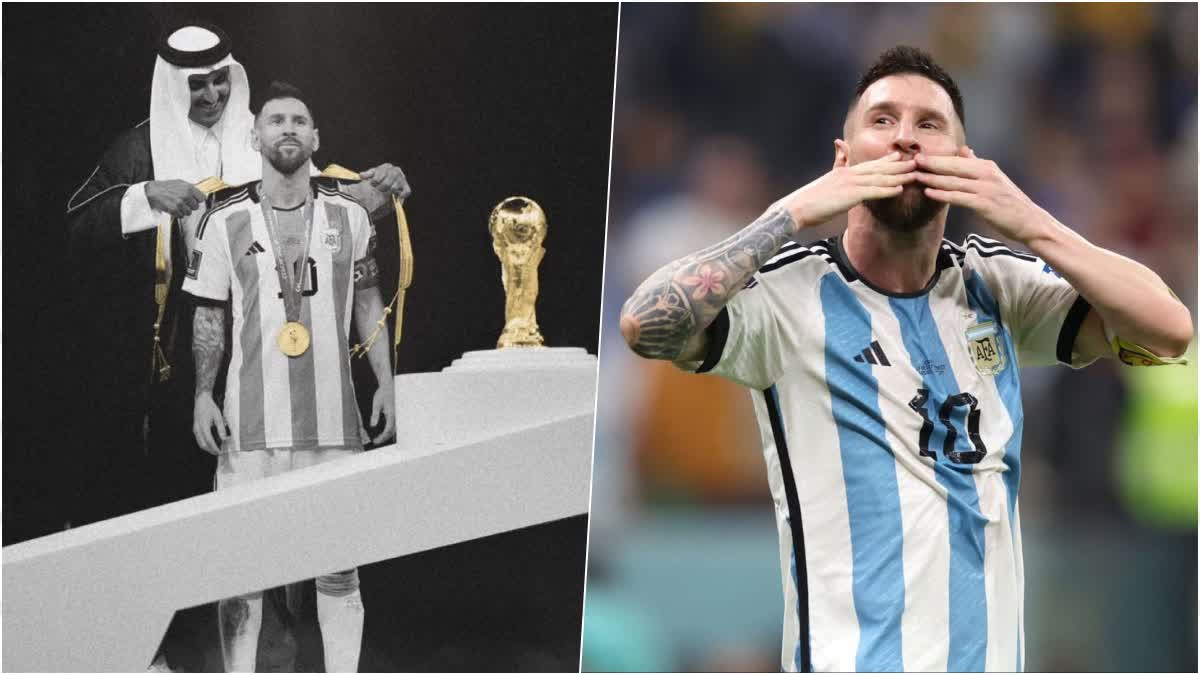 Lionel Messi  FIFA World Cup  FIFA  World Cup  Argentinian Captain  Argentina  Star Footballer  കാല്‍പന്തിന്‍റെ മിശിഹ  ലയണല്‍ മെസ്സി  മെസ്സി  ലോകകിരീടം  അര്‍ജന്‍റീന  ഖത്തര്‍ ലോകകപ്പ്