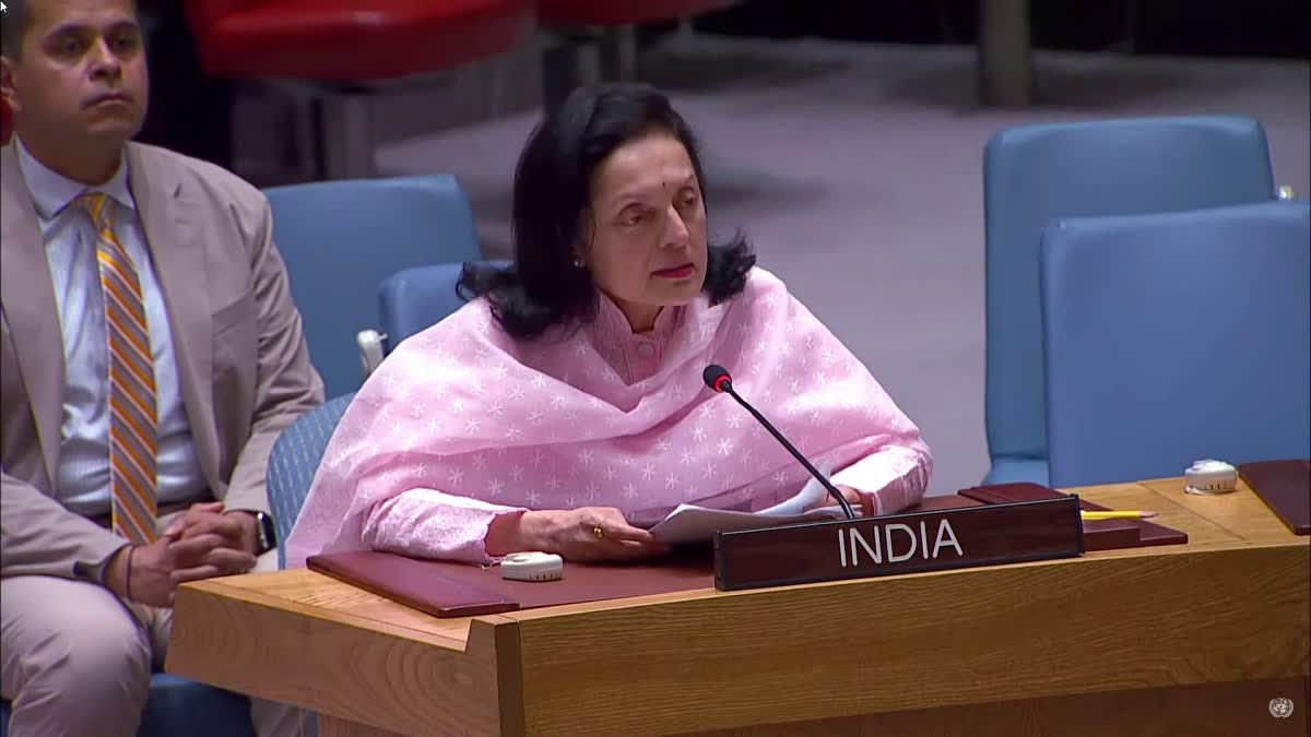 Ruchira Kamboj, indian representative at UN