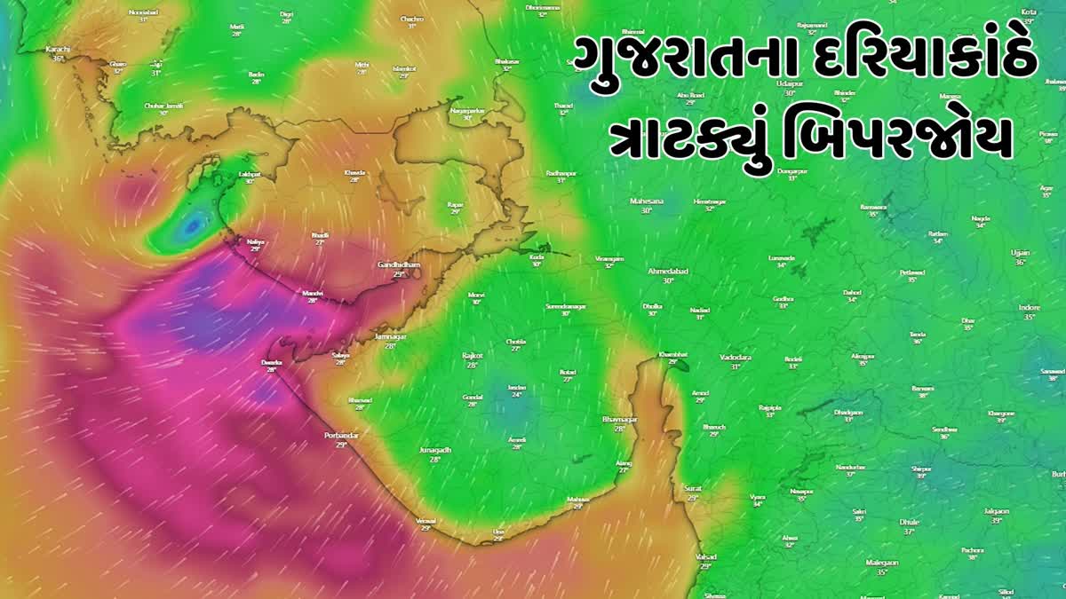 Gujarat Cyclone Biparjoy Landfall