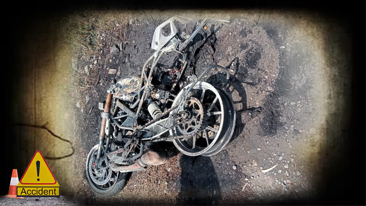 Bike rider died in road accident