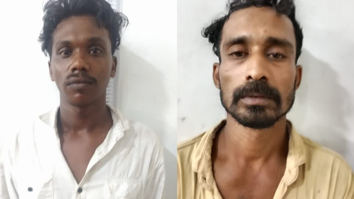 attempt to grab purse in Thampanoor  youths arrested for attempting to grab the purse  attempting to grab the purse  ദമ്പതികളുടെ പേഴ്‌സ് തട്ടിപ്പറിക്കാൻ ശ്രമം  മുട്ടത്തറ സ്വദേശി വിഷ്‌ണു  ആലപ്പുഴ തൃപ്പരംതുറ സ്വദേശി പ്രവീണ്‍  വഞ്ചിയൂർ പൊലീസ്