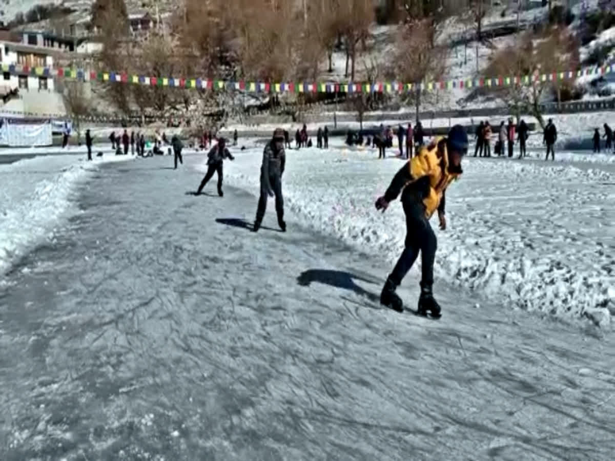 Nako lake in Himachal highest natural ice skating rink in world