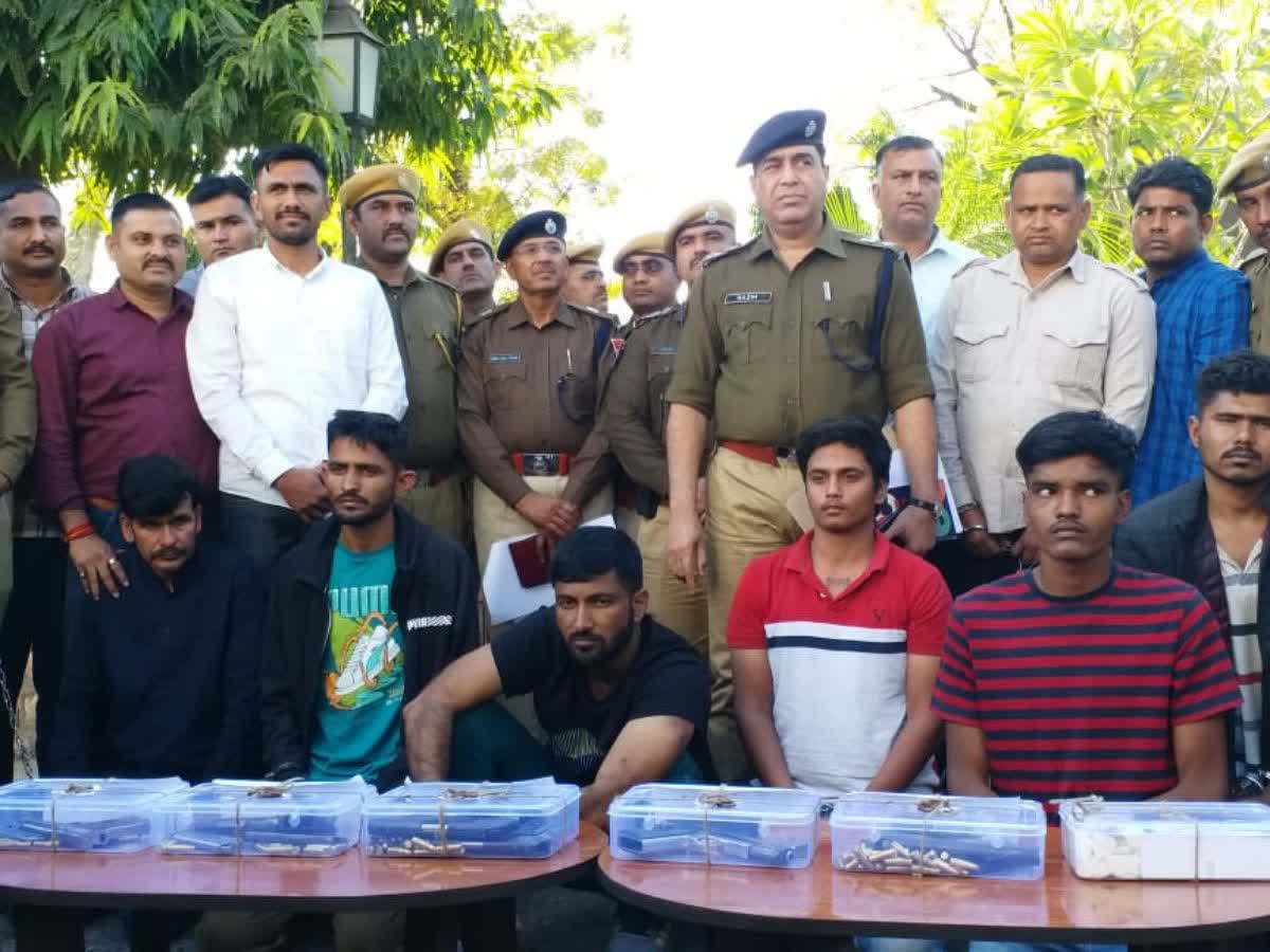 Jodhpur Murder Conspiracy चौखा सरपंच के मर्डर की साजिश फेल, 6 बदमाश