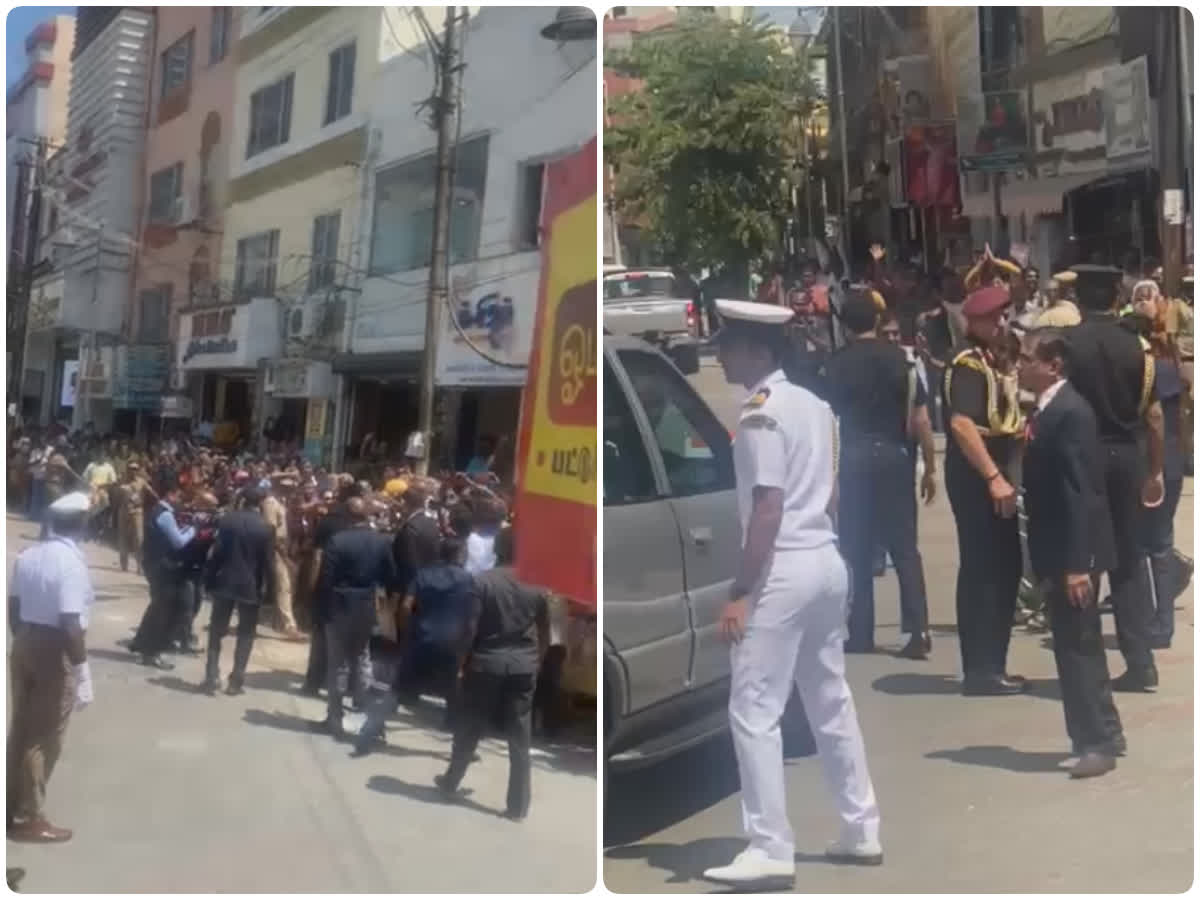 வீடியோ: வெயிலில் காத்திருந்த மக்களுக்கு நன்றி தெரிவித்த குடியரசு தலைவர் முர்மு, droupadi-murmu-went-to-the-meenakshiyamman-temple-and-greeted-the-waiting-public