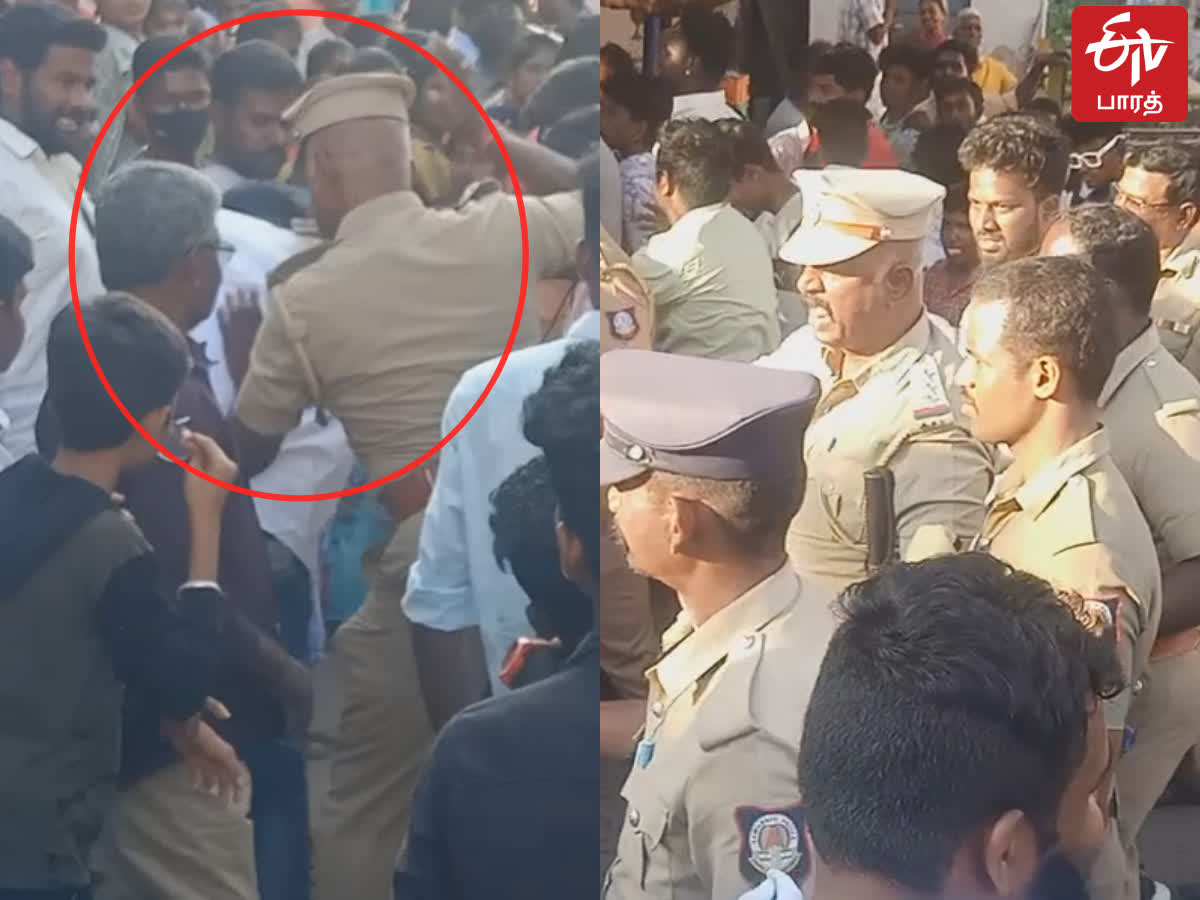 ஜாதி பெயரை கூறி இளைஞர்கள் மீது தாக்குதலா? பள்ளிகொண்டா எஸ்.ஐ மீது குற்றச்சாட்டு!, pallikonda-police-inspector-karunakaran-accused-of-assaulting-youths-by-calling-caste-names-in-vellore-mayana-kollai