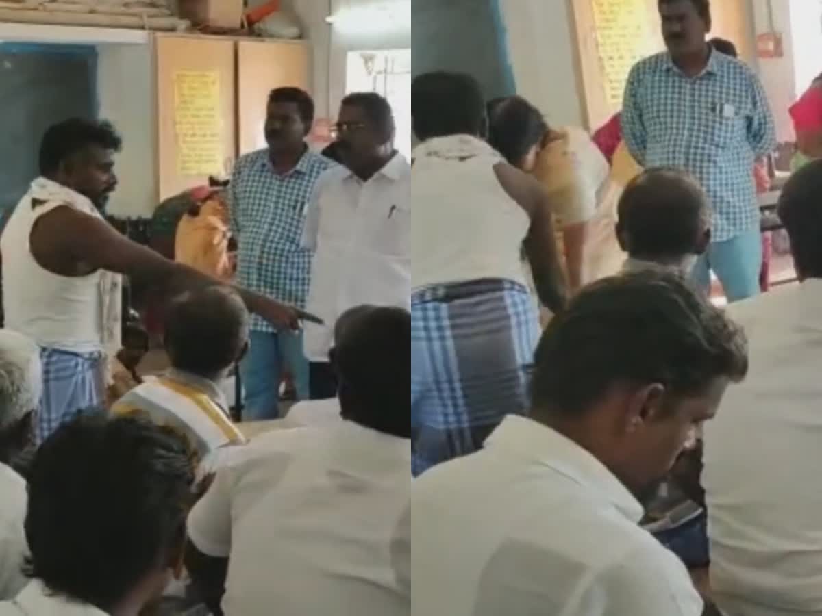 மாணவிகள் உடற்கூராய்வு அறிக்கை எங்கே? - கொந்தளித்த பெற்றோரின் காலில் விழுந்த ஆசிரியை!, pudukkottai-pilipatti-school-reopening-today