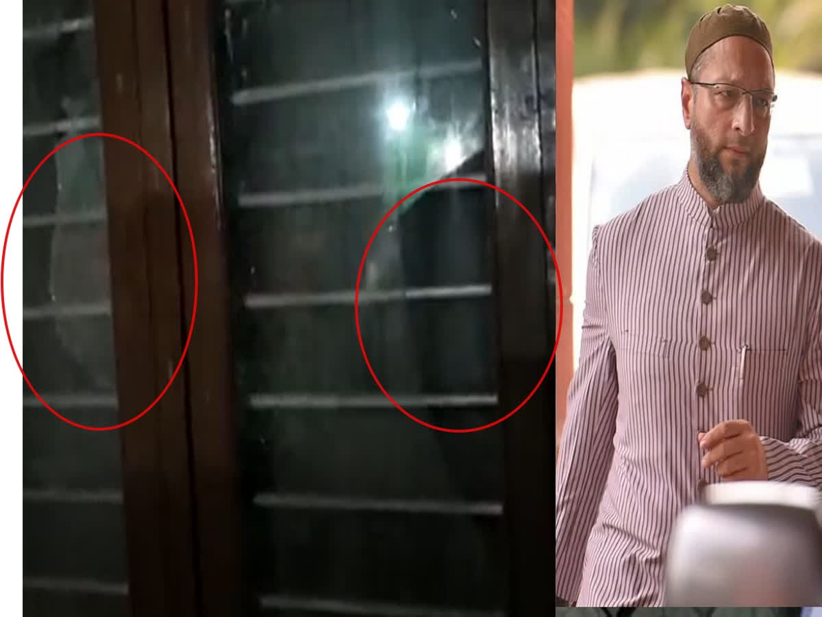 அசாதுதீன் ஓவைசியின் டெல்லி வீட்டில் மர்ம நபர்கள் கல்வீச்சு!, miscreants-pelt-stones-at-aimim-leader-asaduddin-owaisis-house-in-delhi