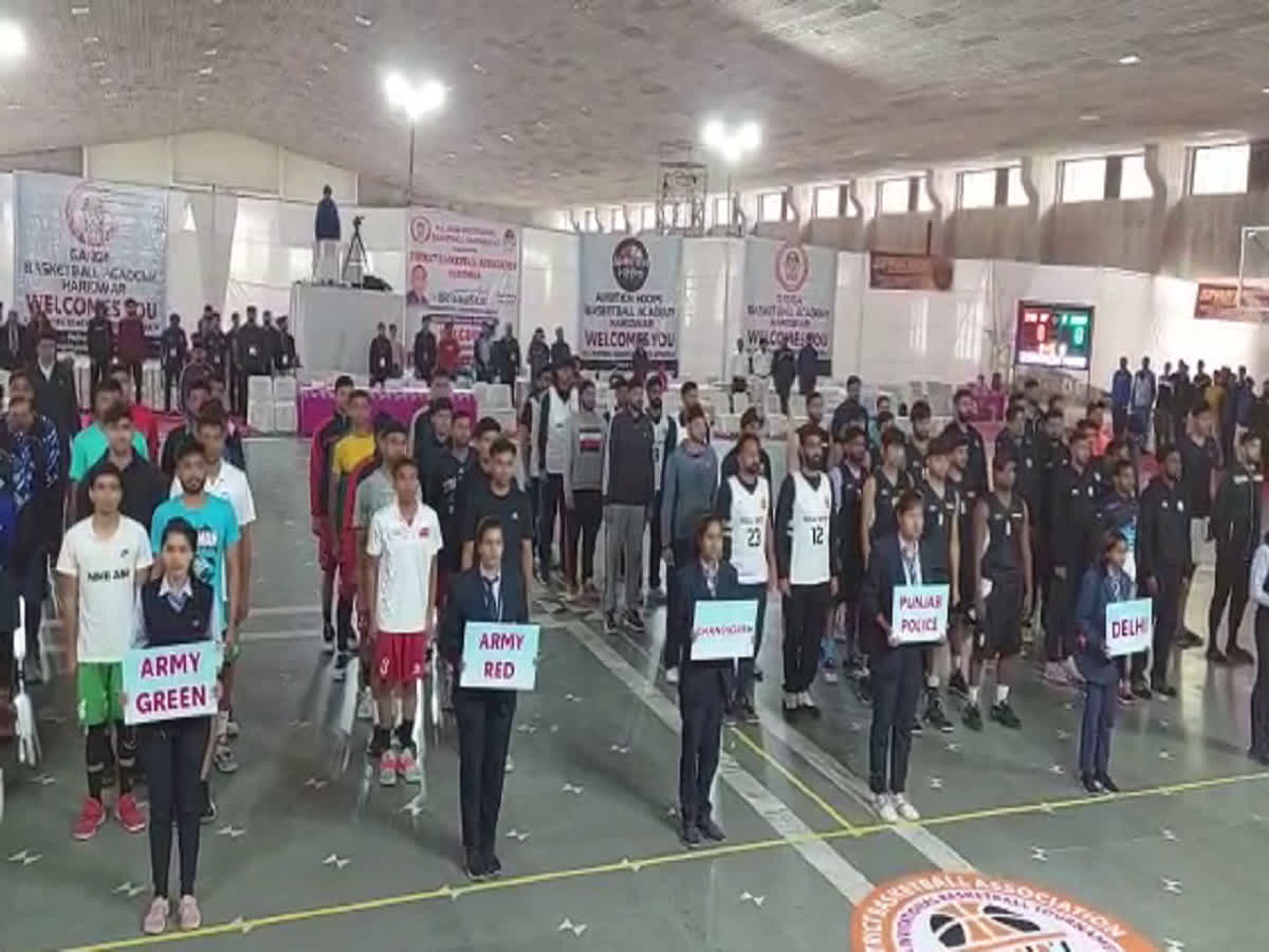 Basketball Tournament हरिद्वार में बॉस्केटबॉल नेशनल टूर्नामेंट का
