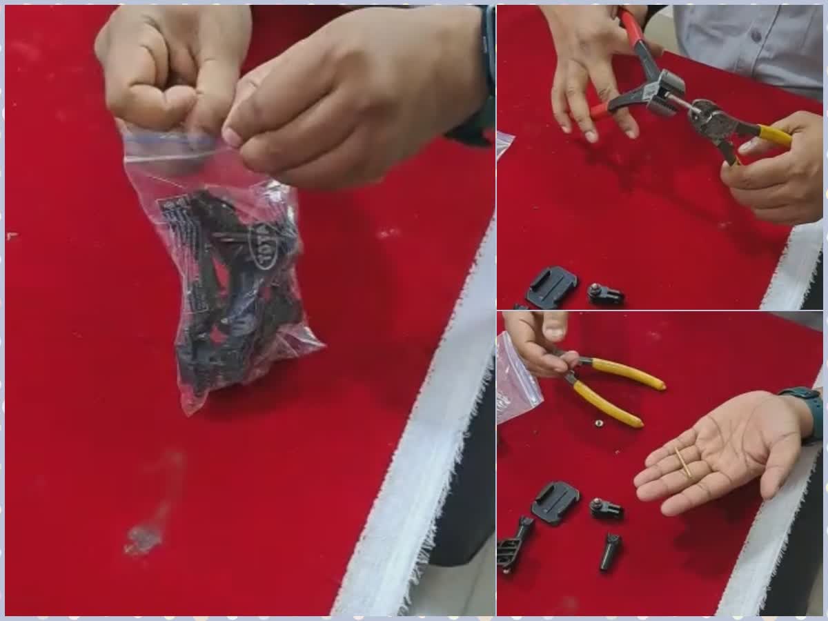 Video: புதுசு புதுசா... யோசிக்கிறாங்கப்பா!... செல்ஃபி ஸ்டிக்கில் மறைத்து தங்கம் கடத்தல்!, customs-officials-seized-of-smuggled-gold-hidden-in-selfie-stick-in-trichy-airport