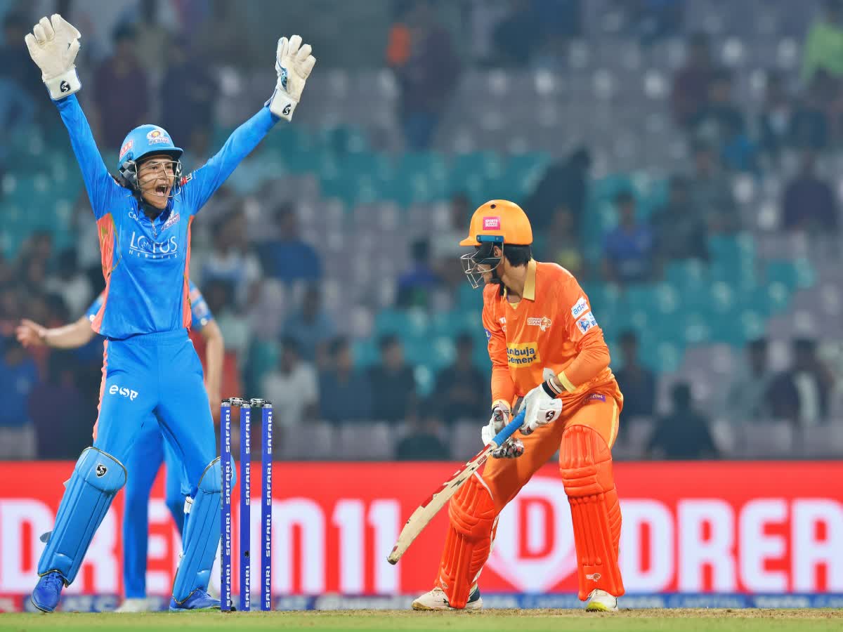 மகளிர் பிரீமியர் லீக்: மும்பை அணி 143 ரன்கள் வித்தியாசத்தில் அபார வெற்றி, women premier league mi vs gg results