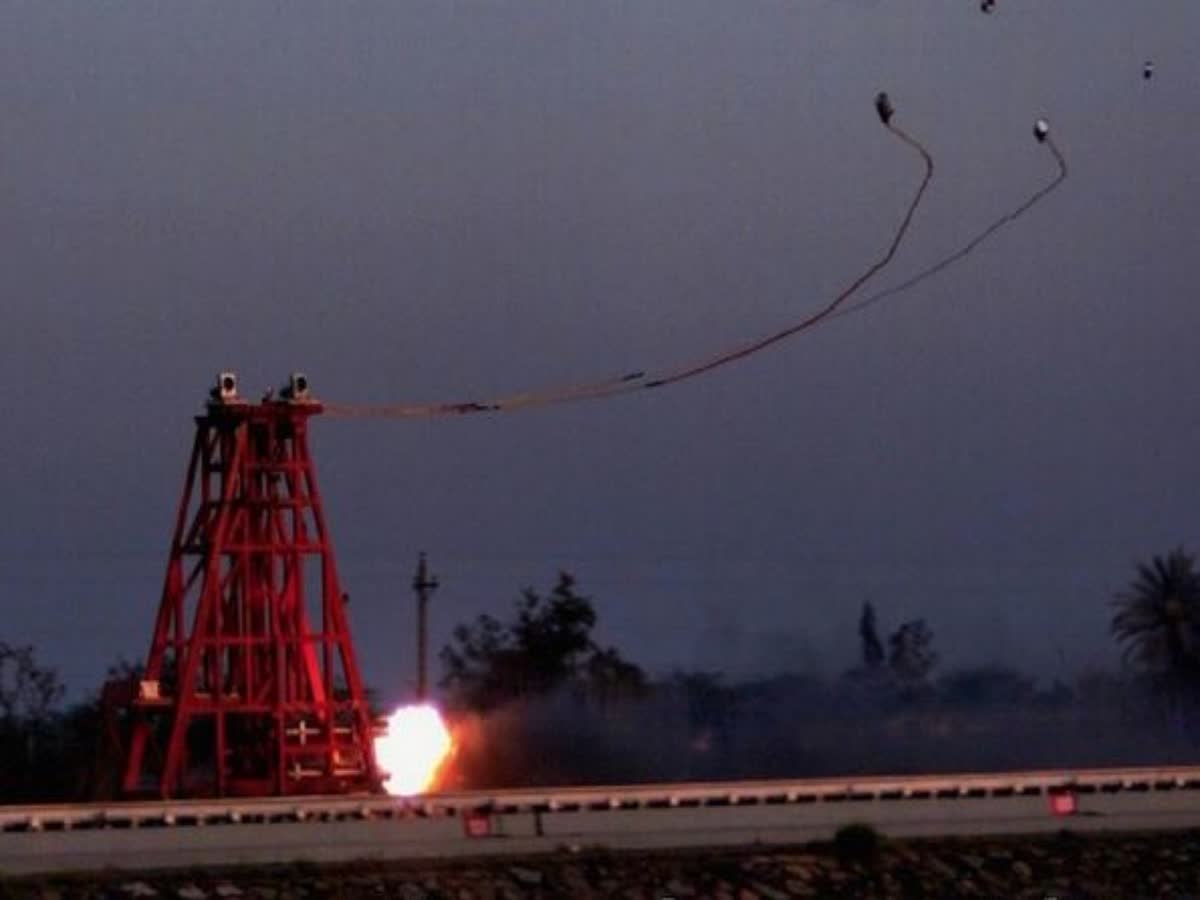 ISRO conducts Rail Track Rocket Sled deployment tests of Gaganyaan