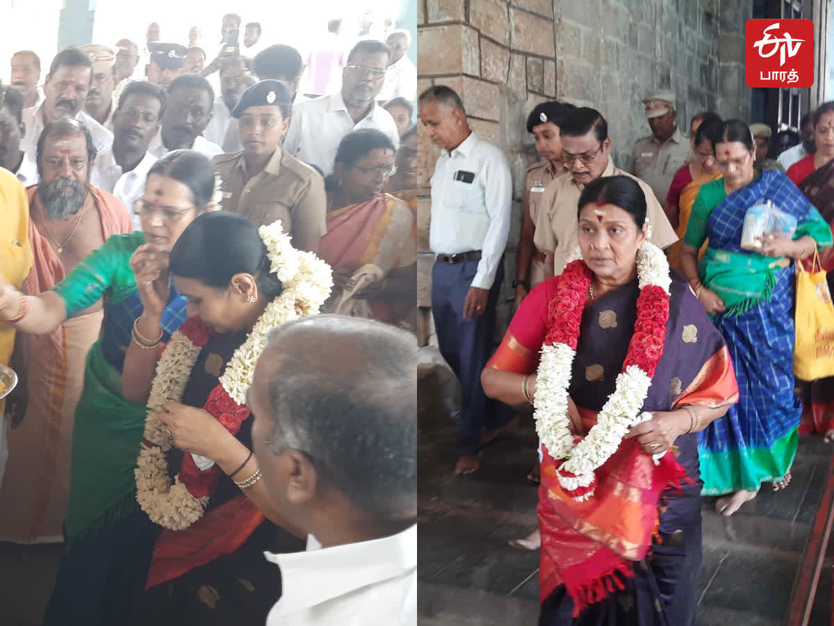 'பீமரத சாந்தி யாகம்' செய்த துர்கா ஸ்டாலின்!.. எதற்கு தெரியுமா?, worship of durga stal by bhimaratha shanti yaga at thirukadaiyur abirami amman temple for mk stalin