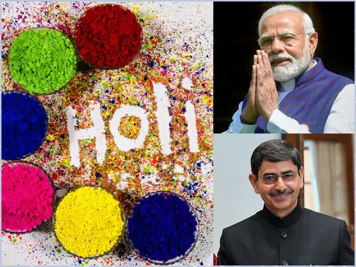 HOLI FESTIVAL 2023: பிரதமர், ஆளுநர் ரவி உள்ளிடோர் வாழ்த்து!, pm modi and rn ravi include political leaders wishes for holi festival celebration