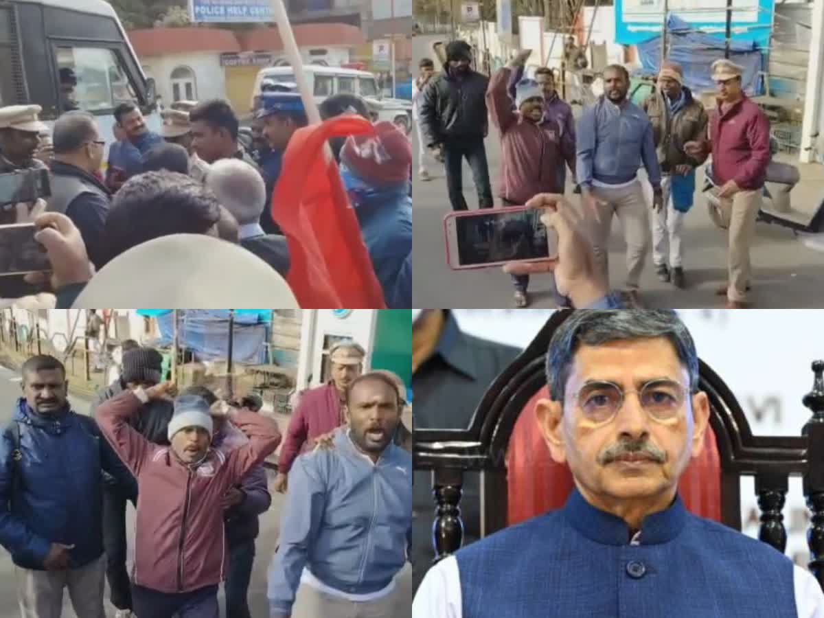 ஆளுநர் ஆர்.என்.ரவிக்கு வலுக்கும் எதிர்ப்பு   உதகையில் அரசியல் கட்சியினர் ஆர்ப்பாட்டம்!, polictical parties cpi and cpm protest against tamil nadu governor rn ravi in his niligirs visit