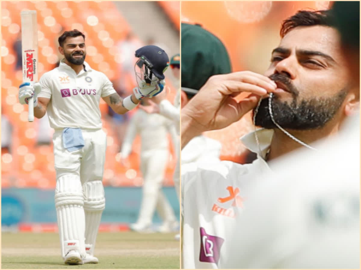 டெஸ்ட் போட்டியில் 3 ஆண்டுகளுக்கு பிறகு சதம்: 'கம்பேக்' கொடுத்த விராட் கோலி!, test century after 3 years virat kohli gives a comeback