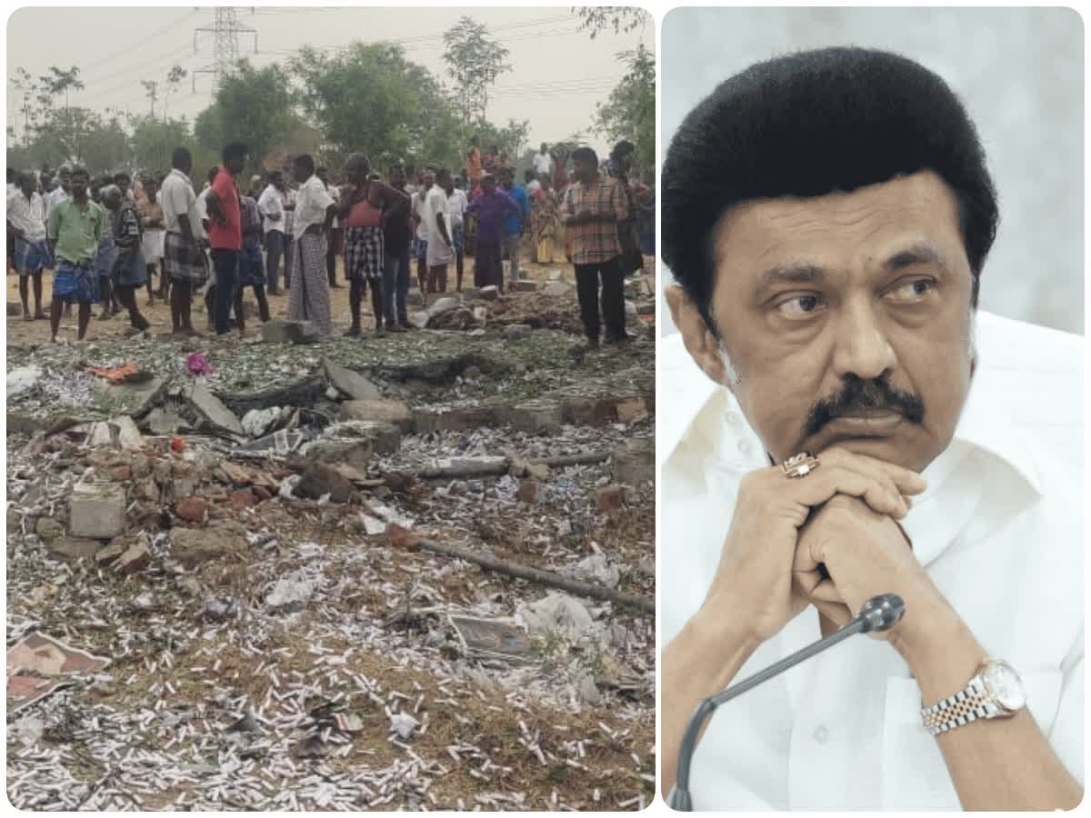 தருமபுரி பட்டாசு ஆலை வெடி விபத்தில் இருவர் பலி; முதலமைச்சர் நிவாரணம் அறிவிப்பு!, tamil nadu chief minister mk stalin announced three lakh rupees aid to dharmapuri fire accidents
