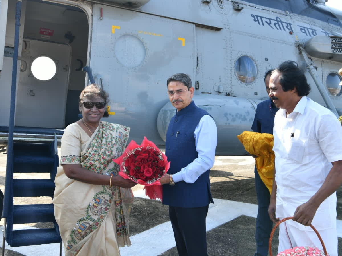 குமரியில் திருவள்ளுவர் சிலையை சுற்றிப்பார்த்த குடியரசுத் தலைவர் திரௌபதி முர்மு!, president droupadi murmu kanyakumari visit today