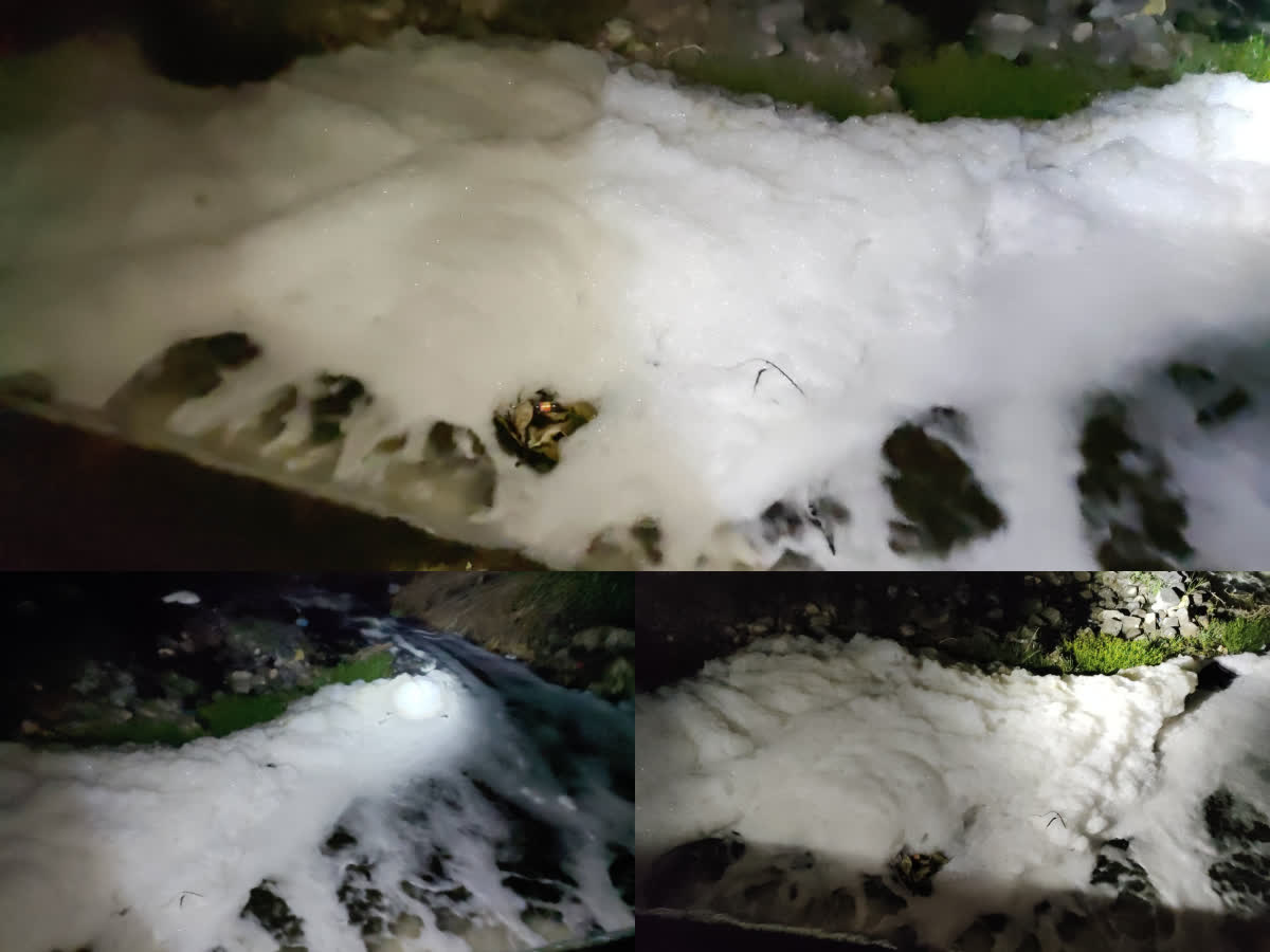 இரவு நேரங்களில் பாலாற்றில் கலக்கும் தோல் கழிவுகள்; விவசாயிகள் குற்றச்சாட்டு, farmers demand action against tanneries mix leather waste in palar river