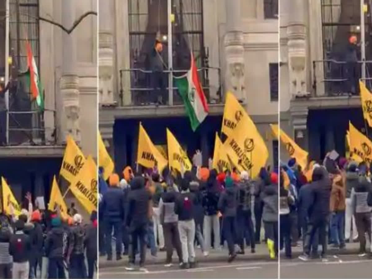 Pro Khalistani Protesters Attack Indian Consulate In San Francisco Amid ...