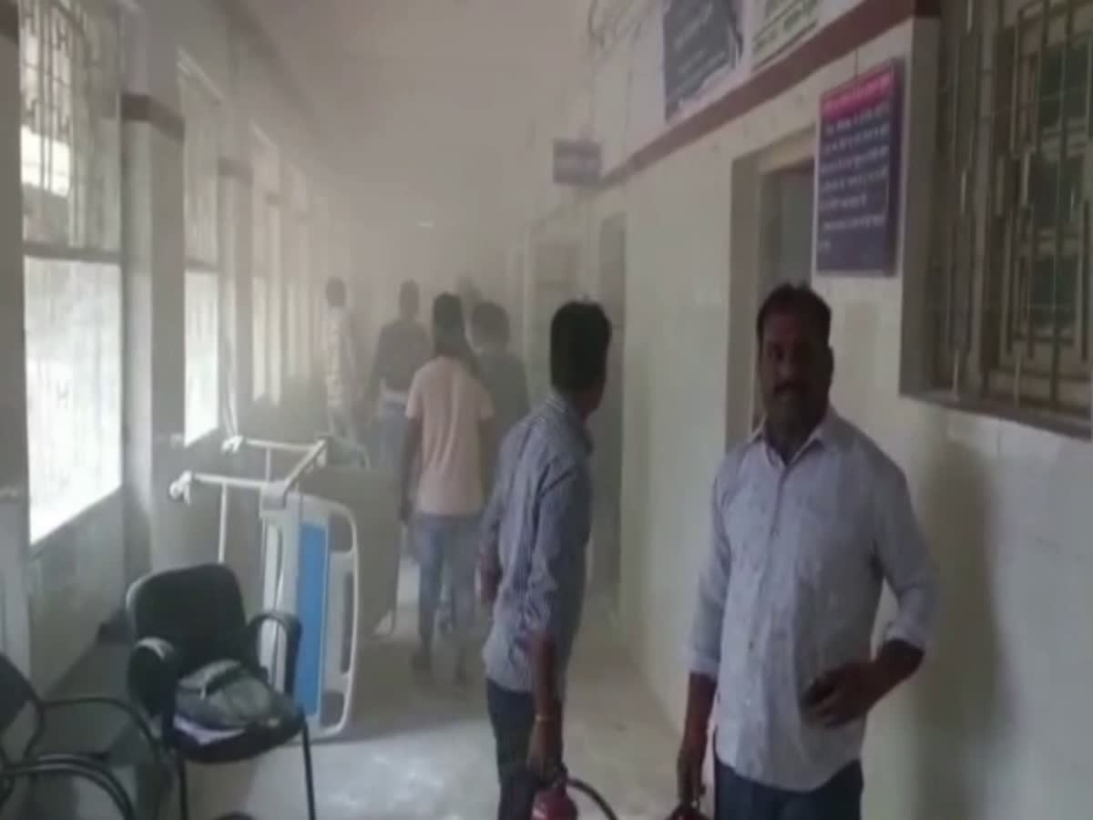 fire broke out in dialysis unit of khandwa