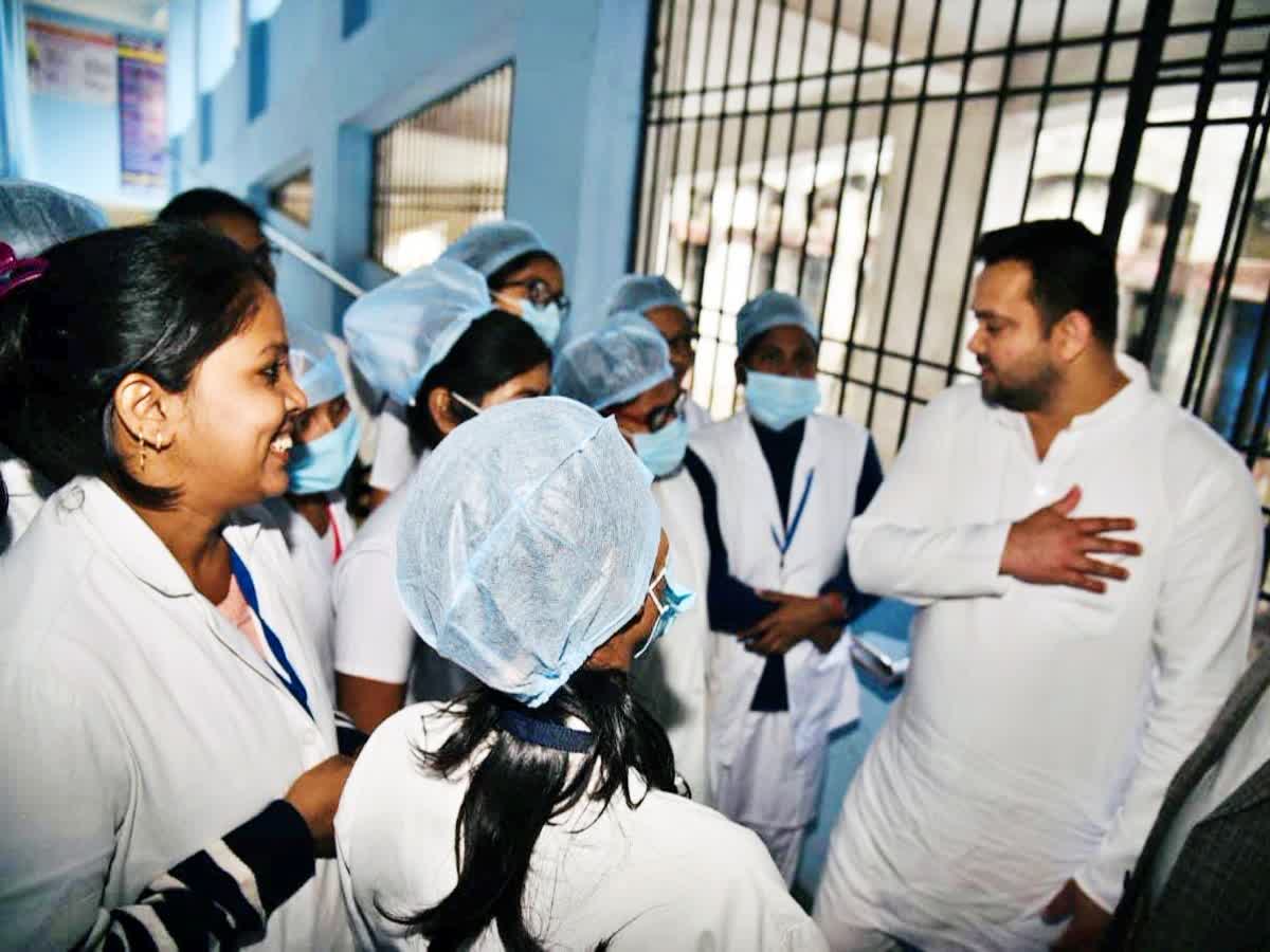 International Nurses Day 2023: 'मानव जाति के संरक्षक देवदूत हैं नर्स', डिप्टी  सीएम ने नर्सों को दी शुभकामनाएं, deputy cm tejashwi yadav wished  international nurses day