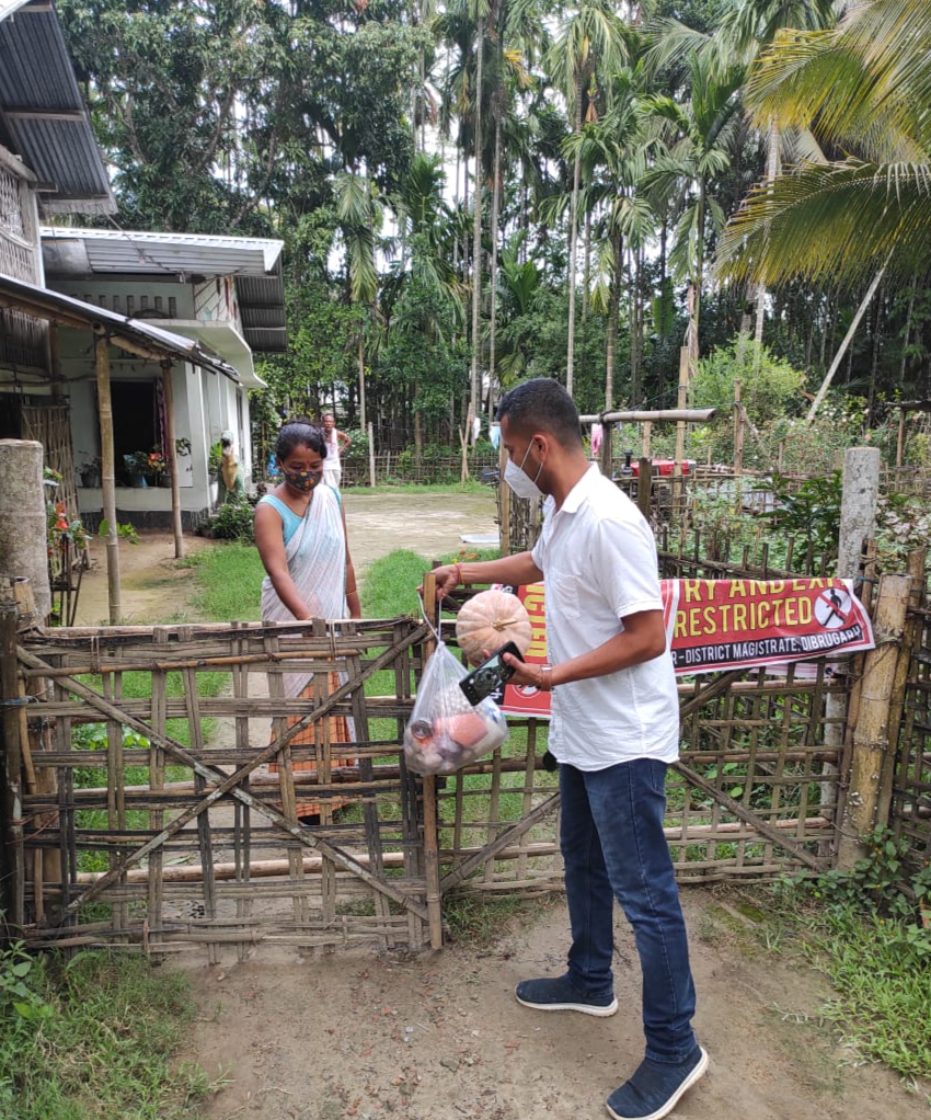 AATASU distributed food items in containment zone