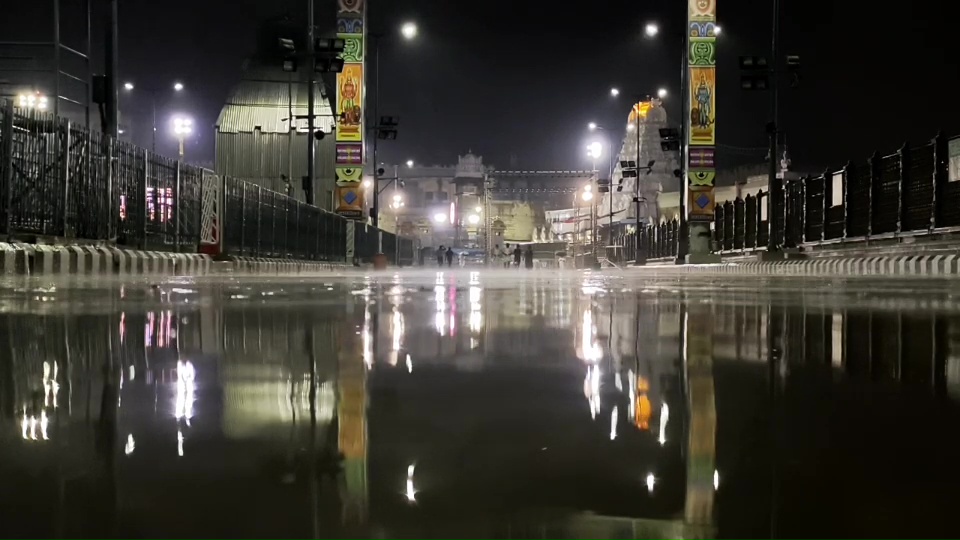 rains at tirumala