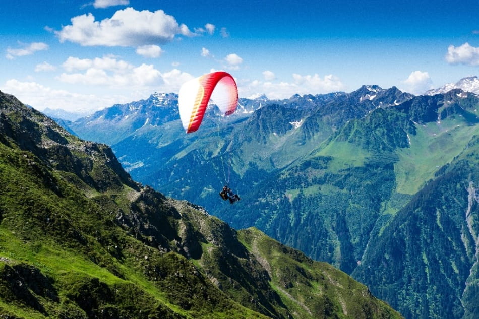 paragliding and tracking morni hill station