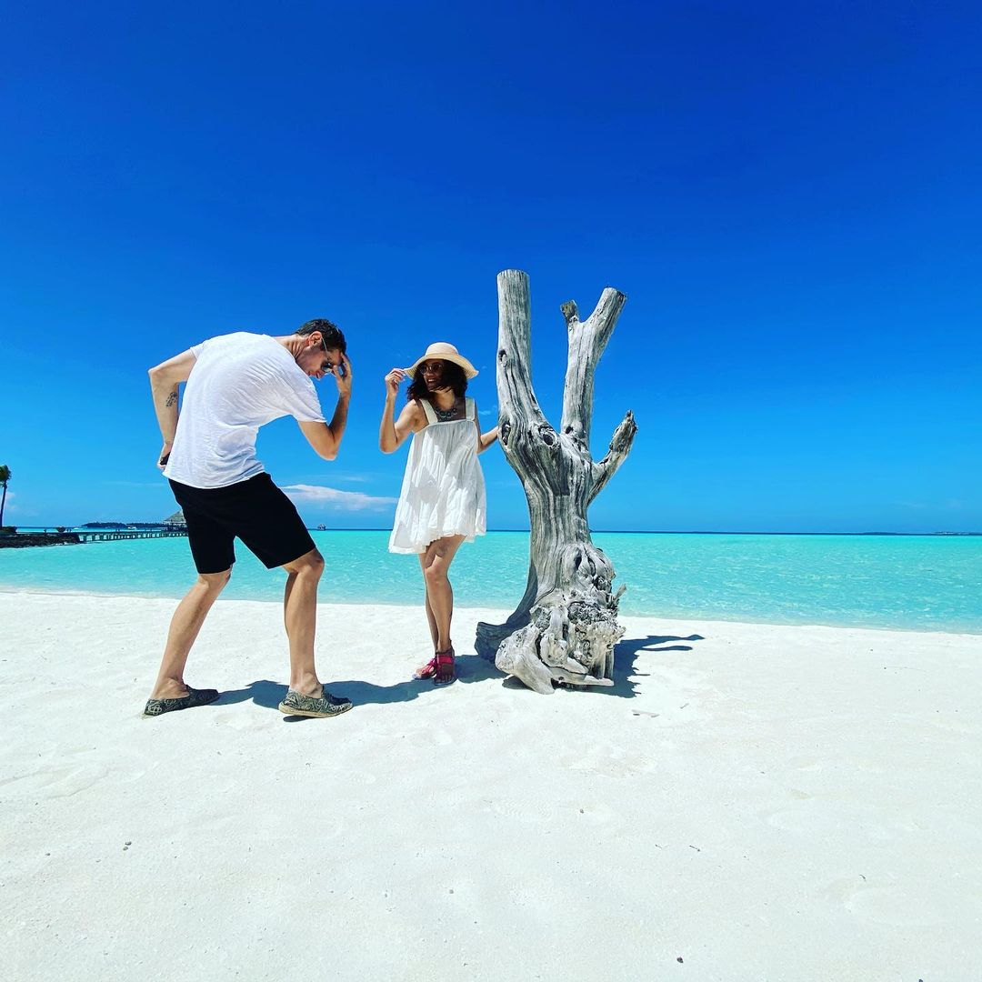 Taapsee Pannu and Mathias Boe during their Maldives vacation