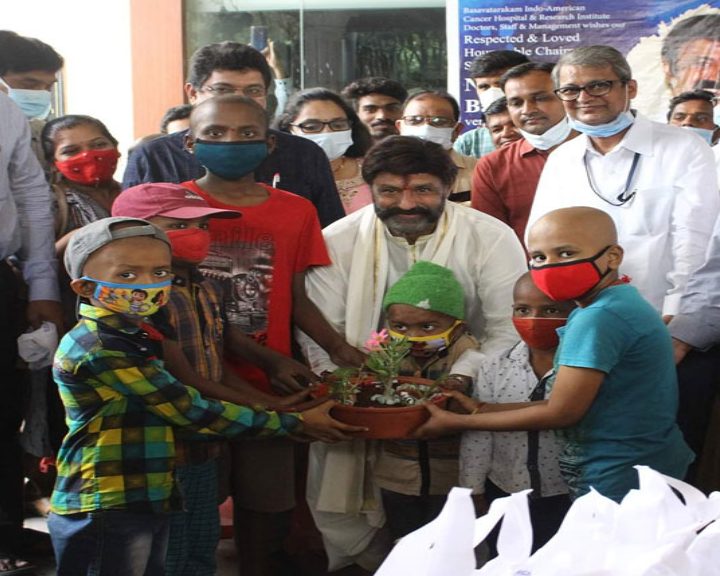 Balakrishna Birthday celebrations at cancer hospital