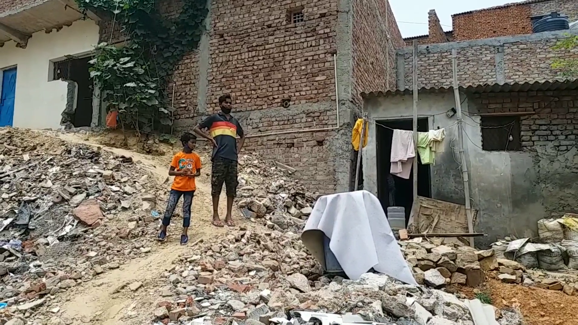 faridabad khori village illegal encroachment