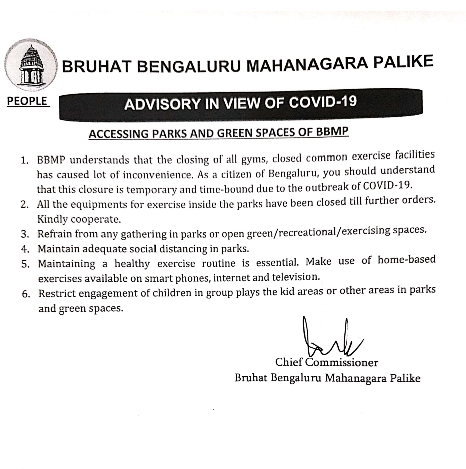 Covid guidelines not maintaining in Bangalore Parks