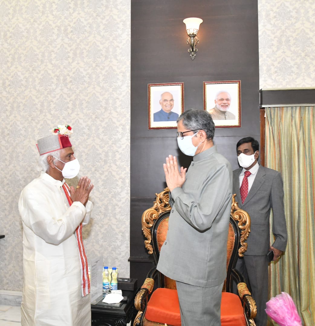 Himachal Pradesh Governor Dattatreya met CJI Justice NV Ramana