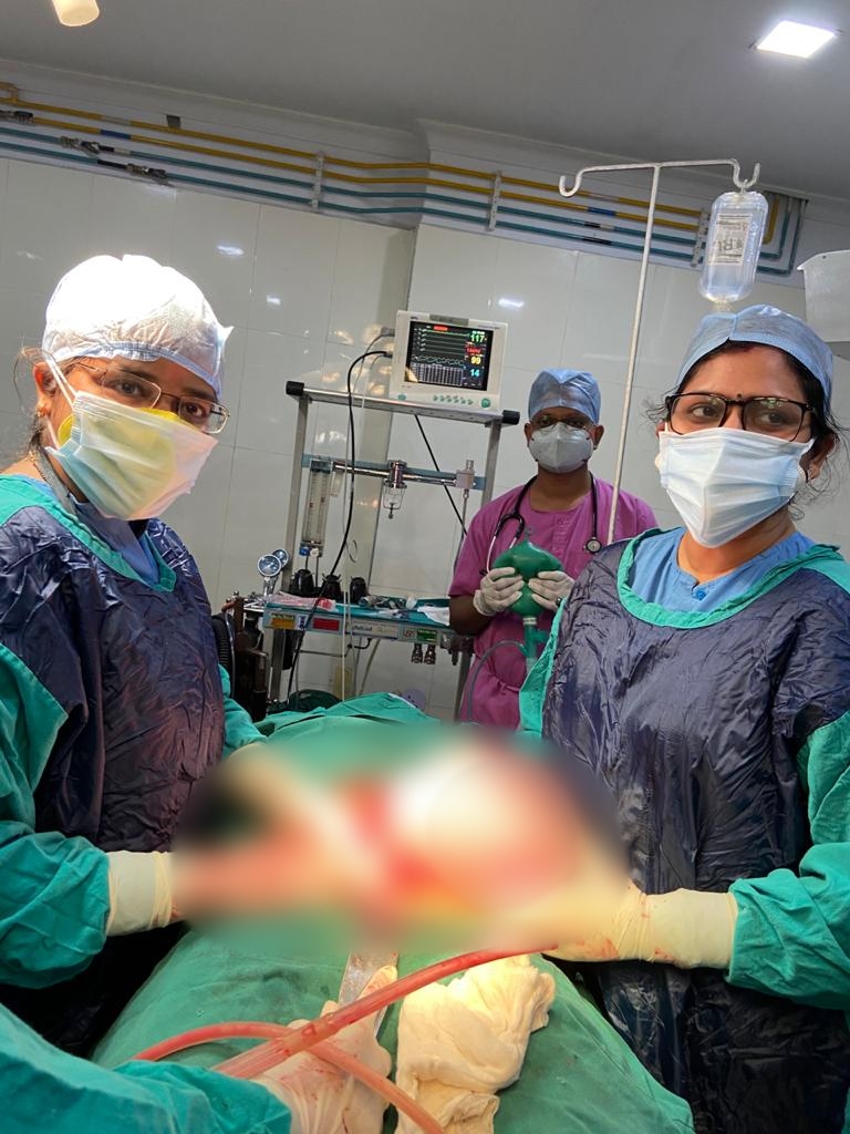 FIFTEEN KG TUMOR REMOVED FROM WOMAN OVARY IN ROHTAS