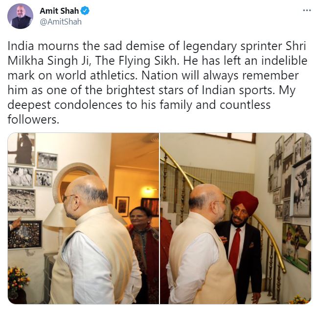 Milkha Singh dies