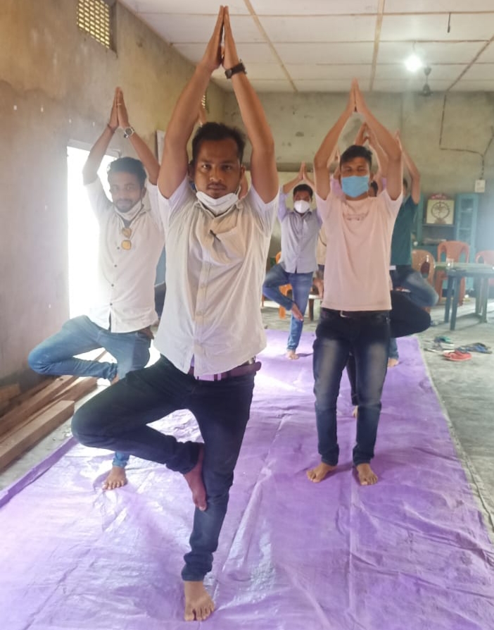 7th International Yoga Day celebrated at various places in Assam